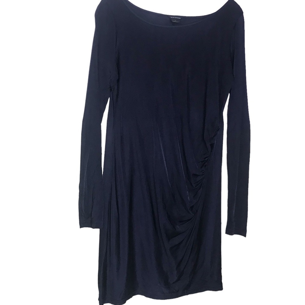 Club Monaco Side Gather Ruching Flattering Dress Stretch Bodycon Knee Length 8